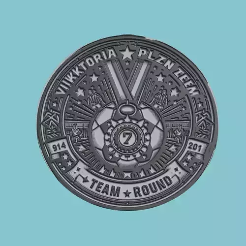 FC Viktoria Plzen Medallion Football