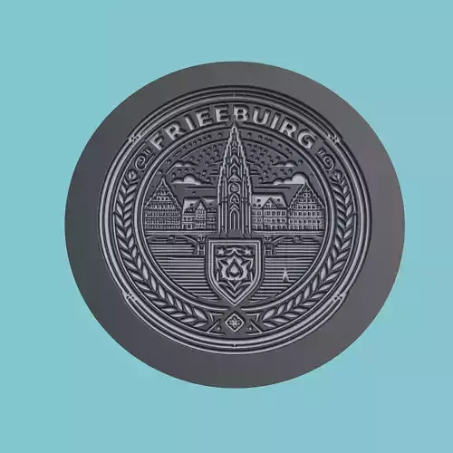 SC Freiburg Medallion Football 3D print model