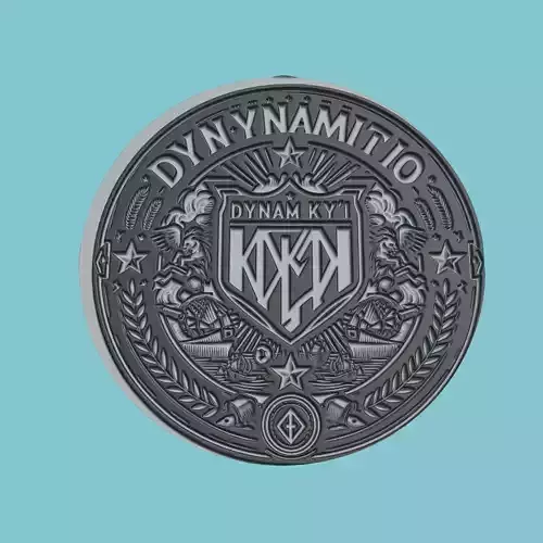 Dynamo Kyiv Medallion Football 3D print model