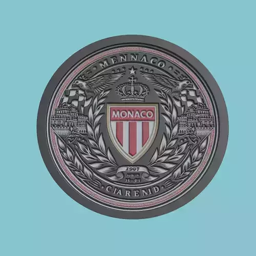 AS Monaco Medallion Football