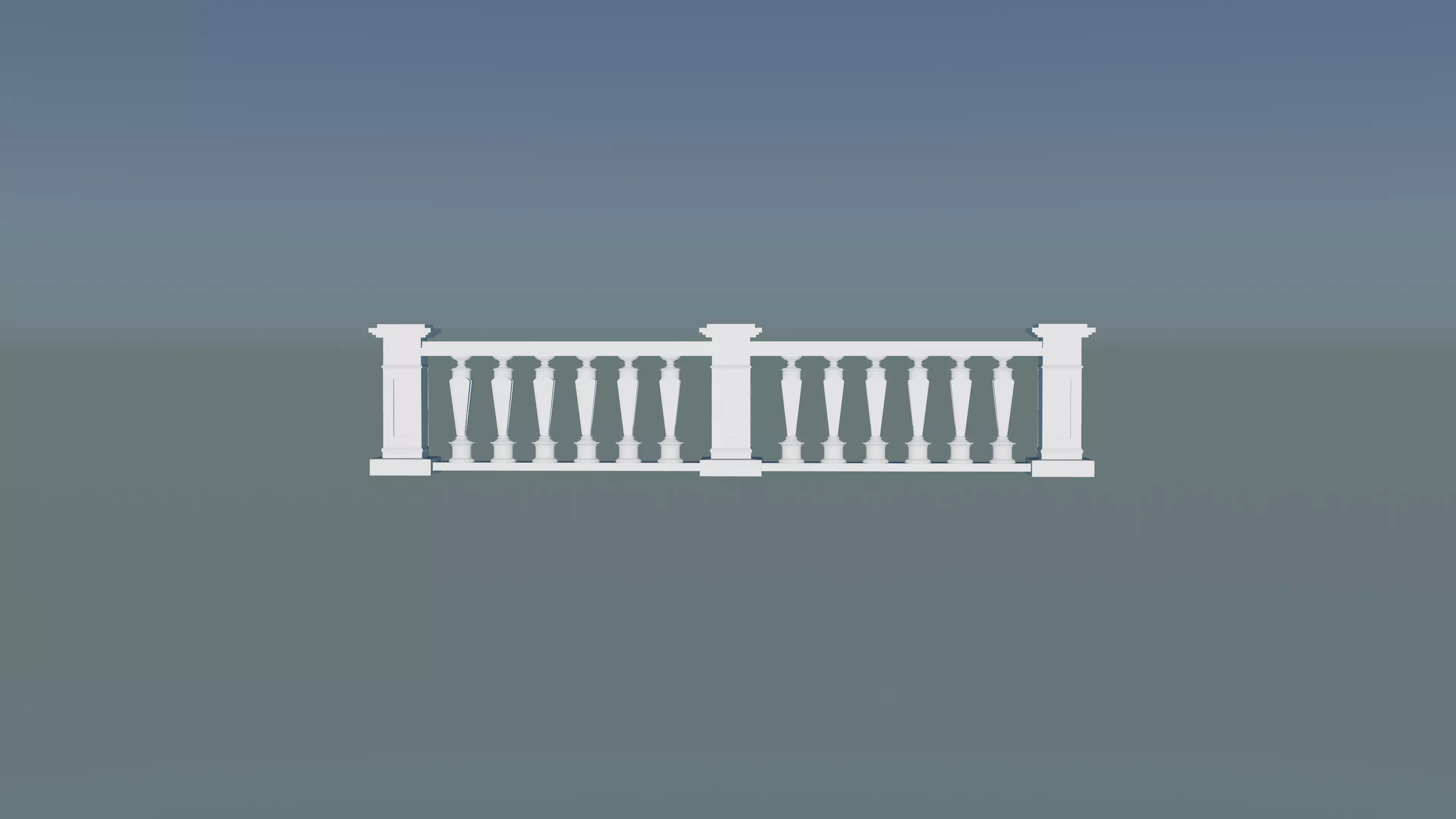 Balustrade 3D Model 3D print model