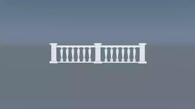 Balustrade 3D Model 3D print model