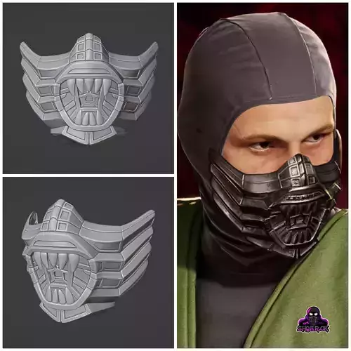 Reptile mask  from MK1 -  R95