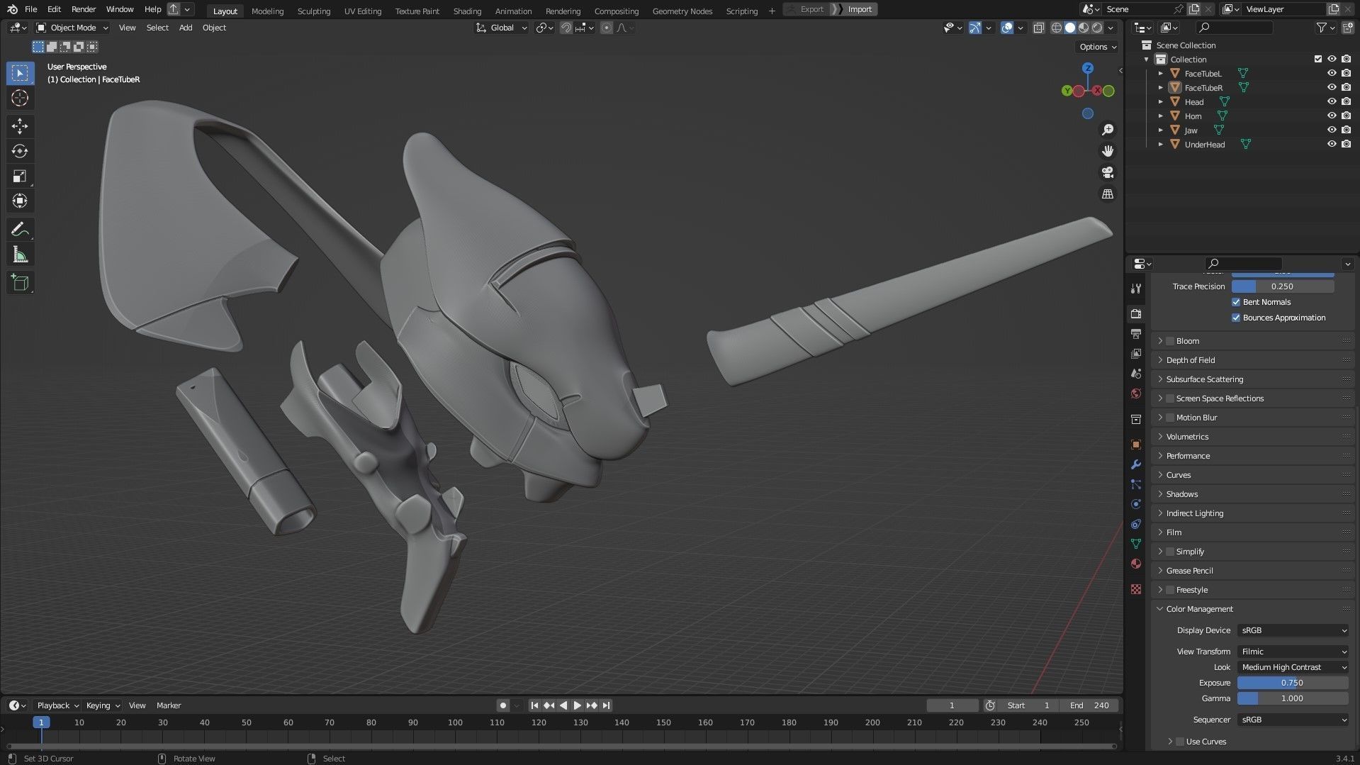 Evangelion EVA-01 Helmet for Cosplay 3D print model_22