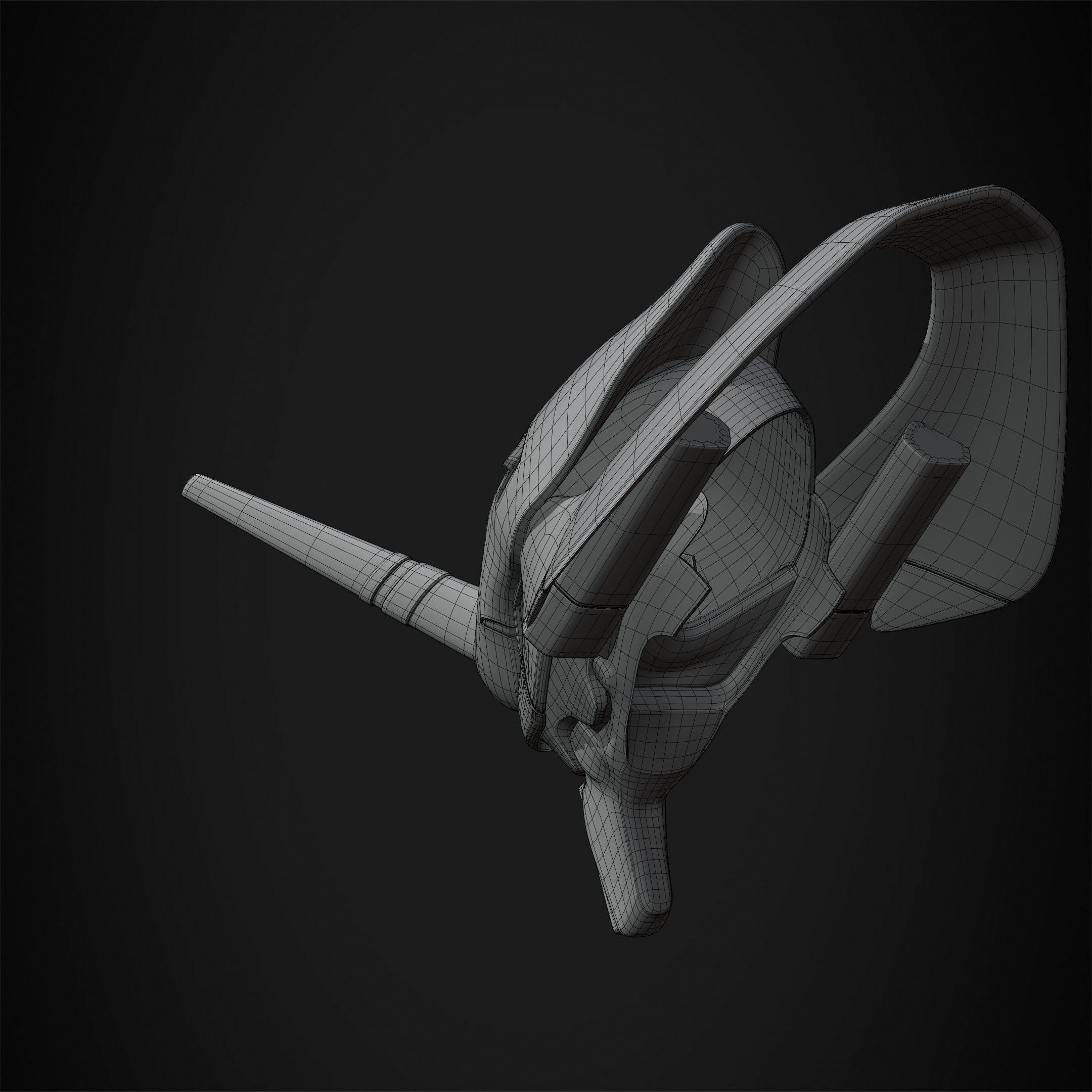 Evangelion EVA-01 Helmet for Cosplay 3D print model_17