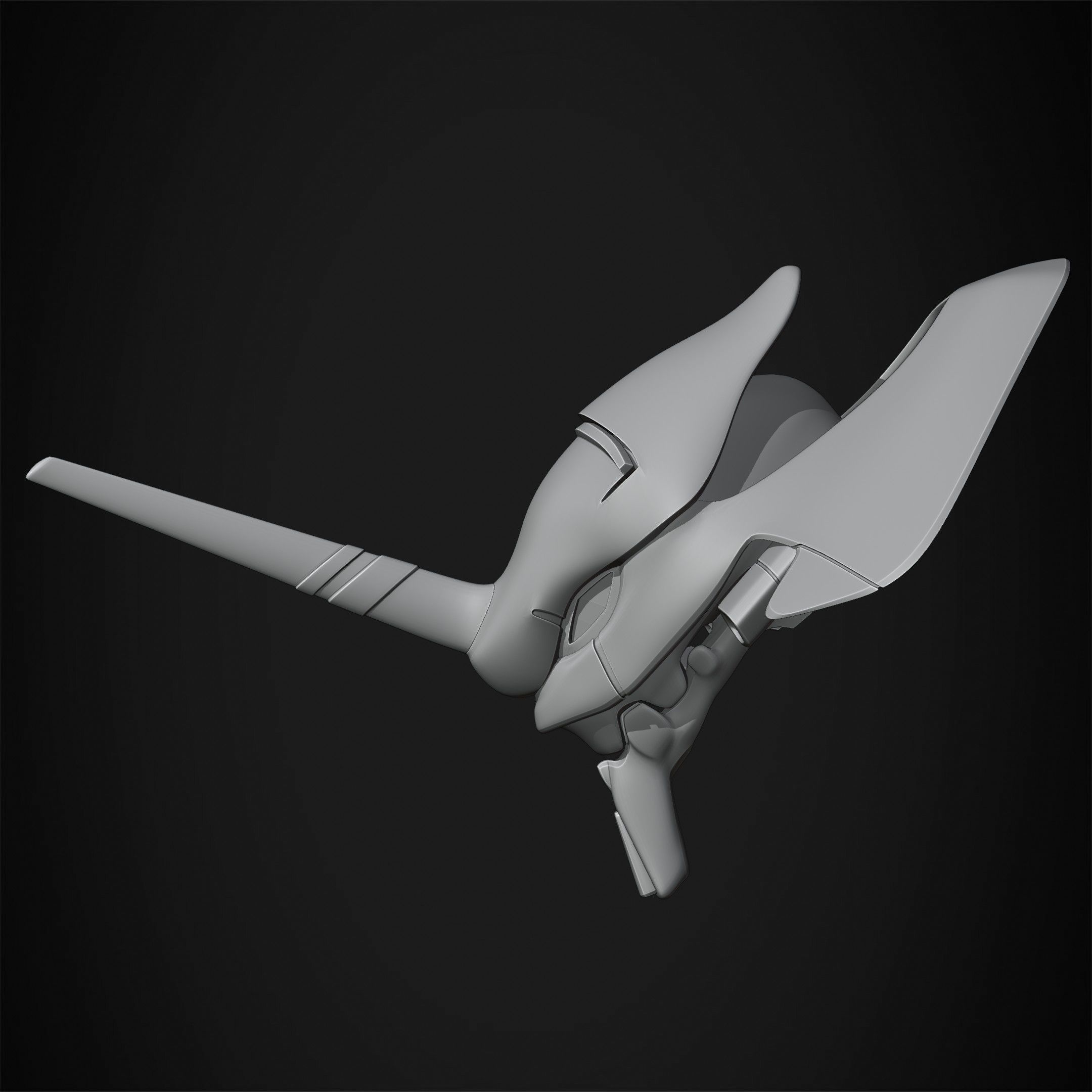 Evangelion EVA-01 Helmet for Cosplay 3D print model_14