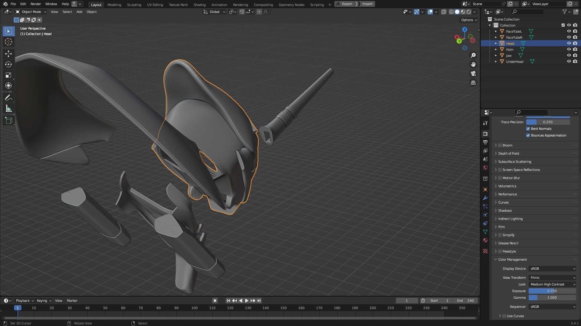 Evangelion EVA-01 Helmet for Cosplay 3D print model_23