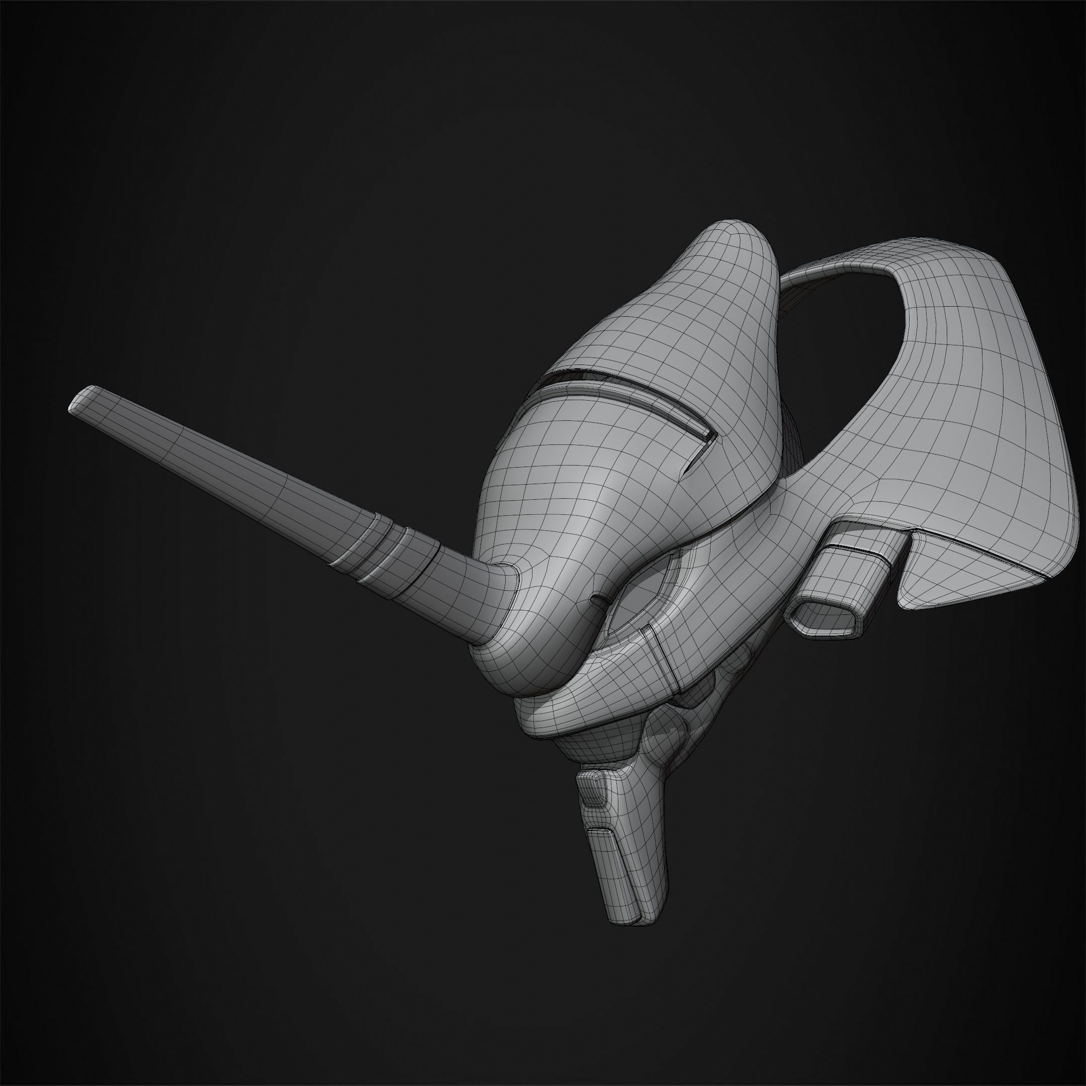 Evangelion EVA-01 Helmet for Cosplay 3D print model_13