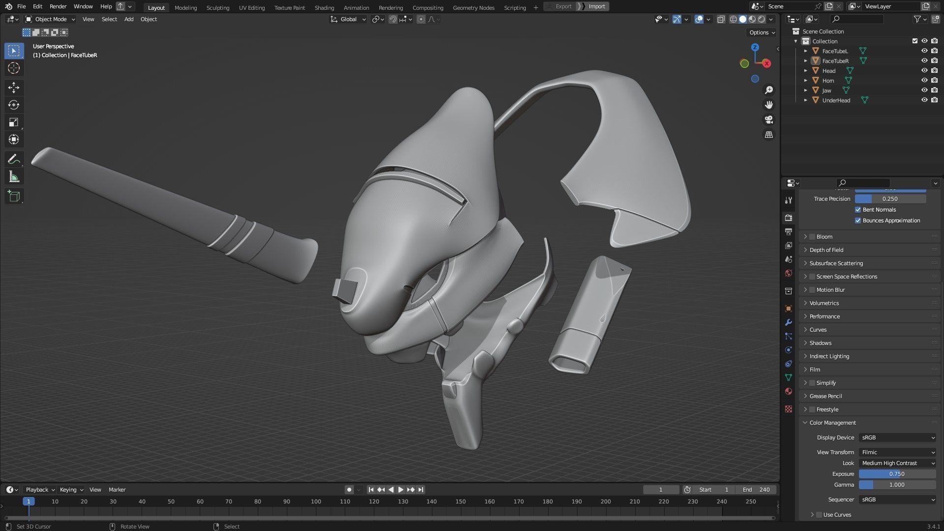 Evangelion EVA-01 Helmet for Cosplay 3D print model_20