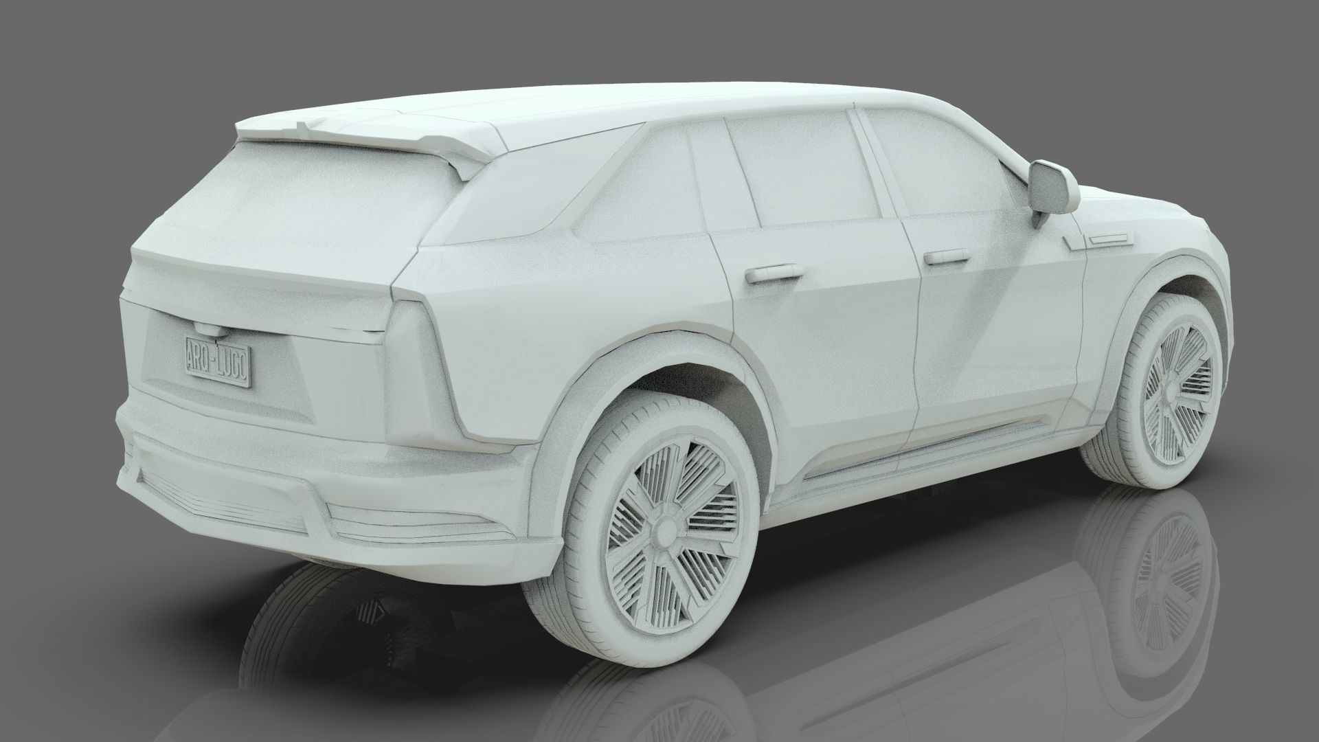 Cadillac Escalade IQ 2024 Low-poly 3D model_17