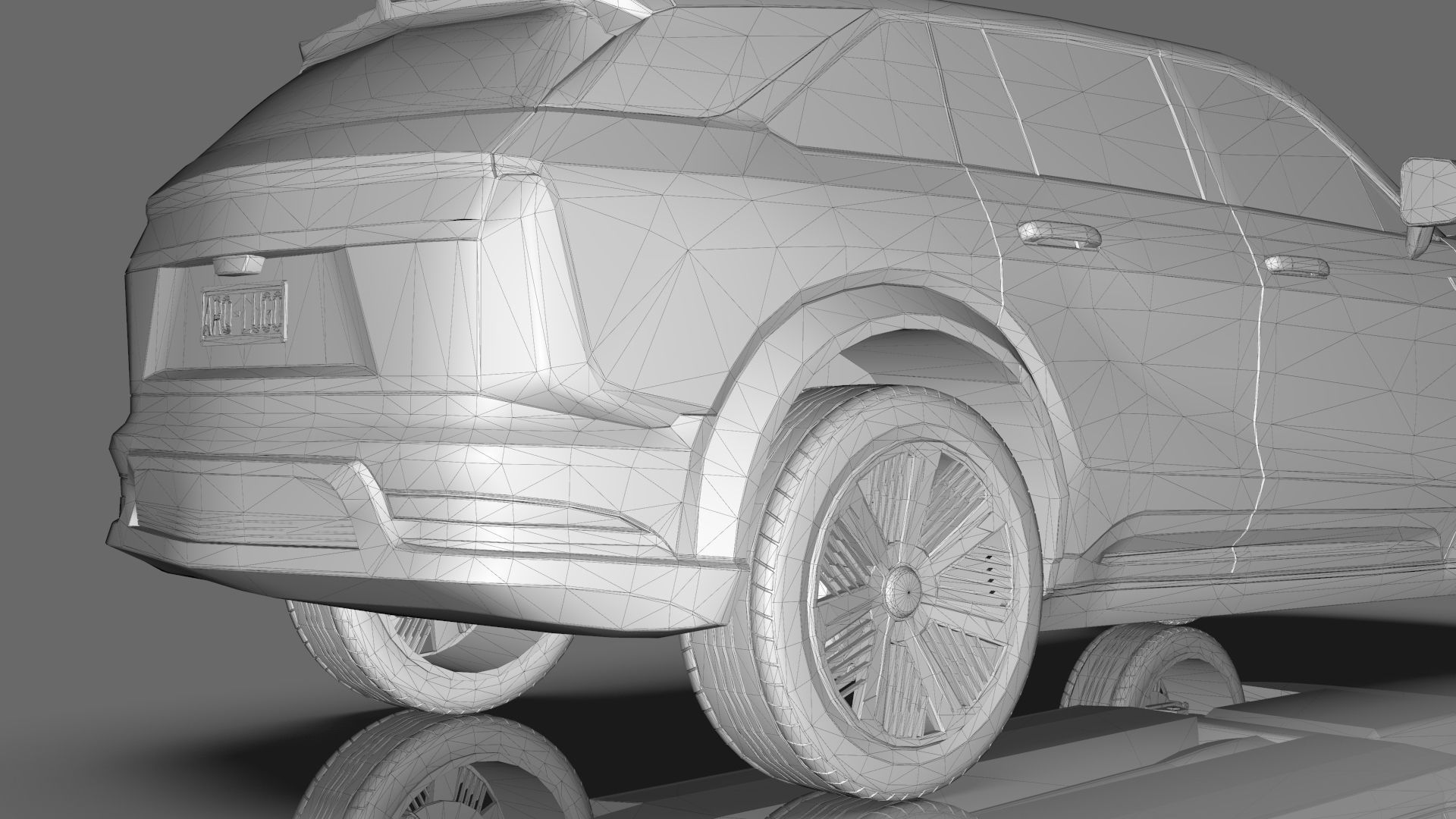 Cadillac Escalade IQ 2024 Low-poly 3D model_23