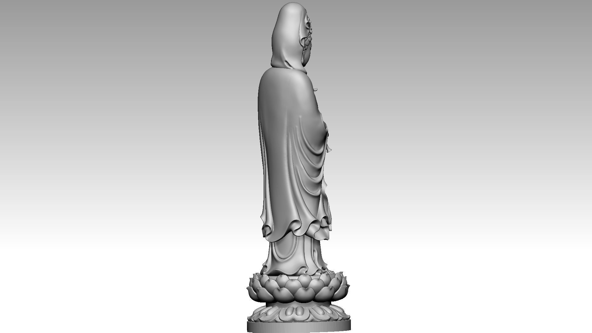 Bodhisattva Avalokiteshvara 3D print model_5