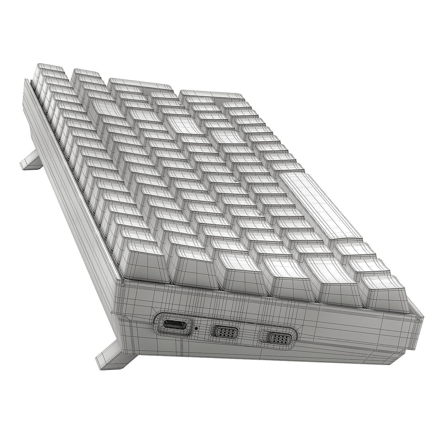 Mechanical keyboard Keychron K4 3D model_12