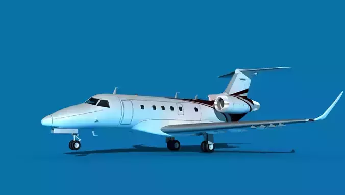 Embraer Praetor 500 V09 3D model