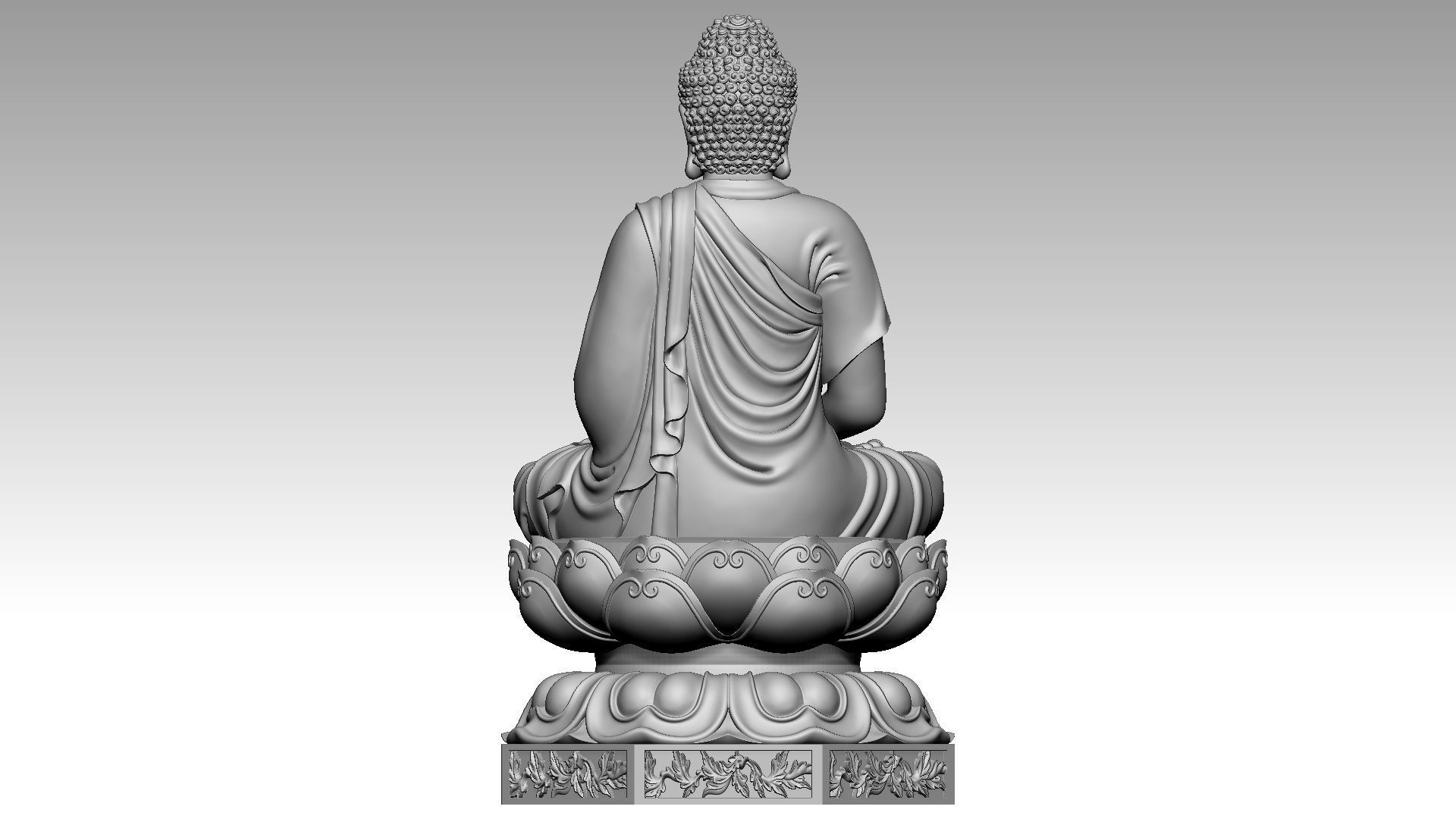 Buddha 3D print model_4