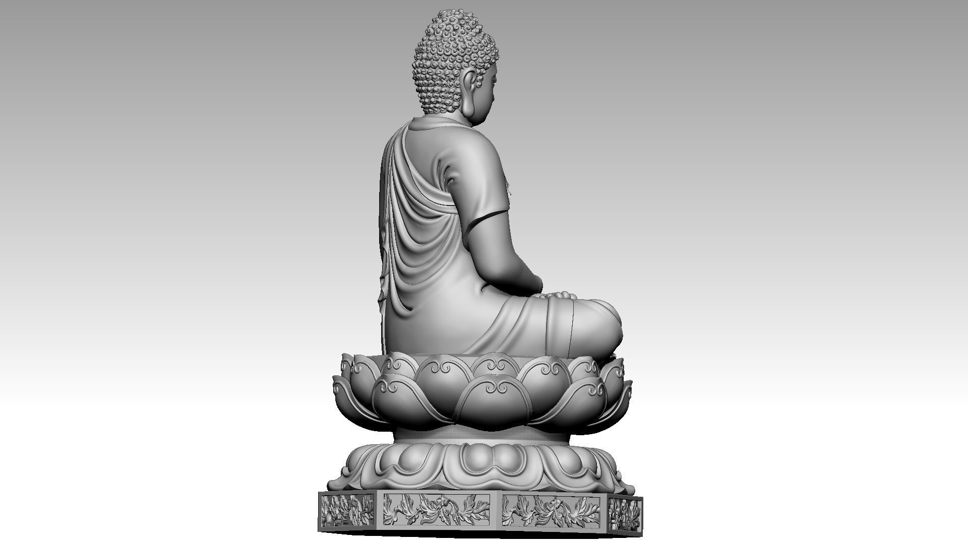 Buddha 3D print model_5