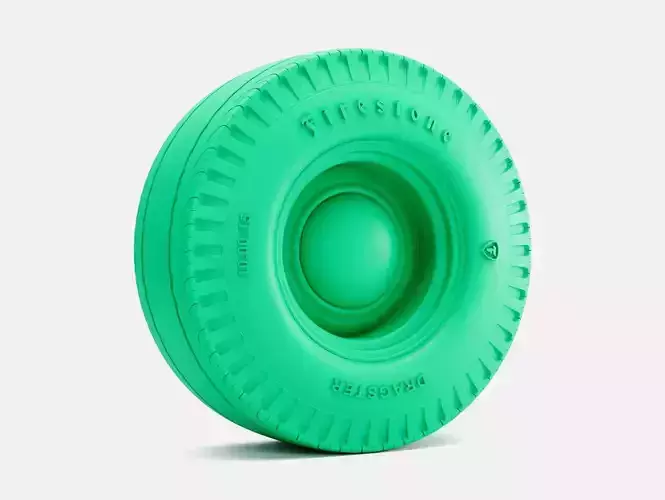 15x10 Smoothie Wheel Firestone Dragster Cheater Slick 3D print model