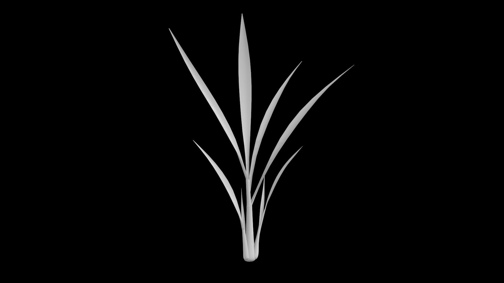 PADDY PLANT FINAL MODEL Low-poly 3D model_3