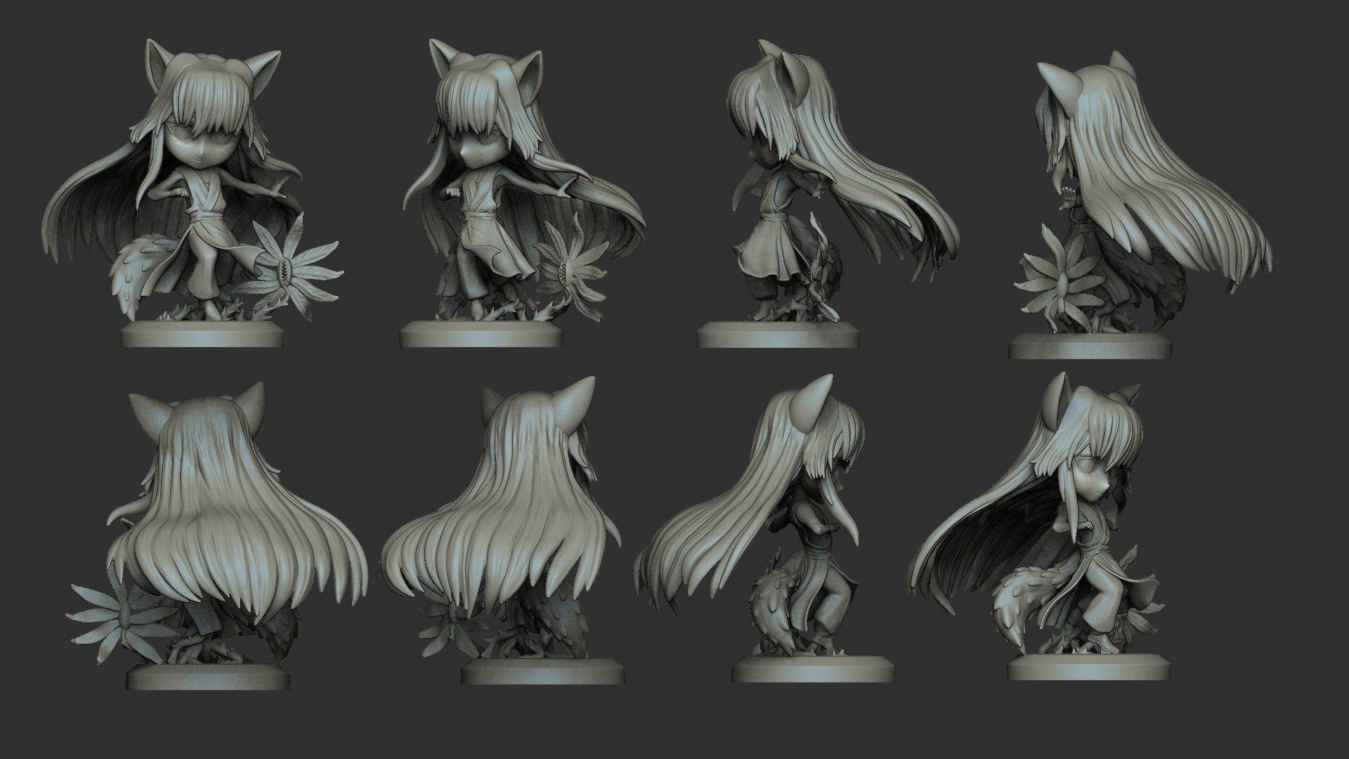 Yuyu Hakusho Kurama 3D printing 3D print model_2