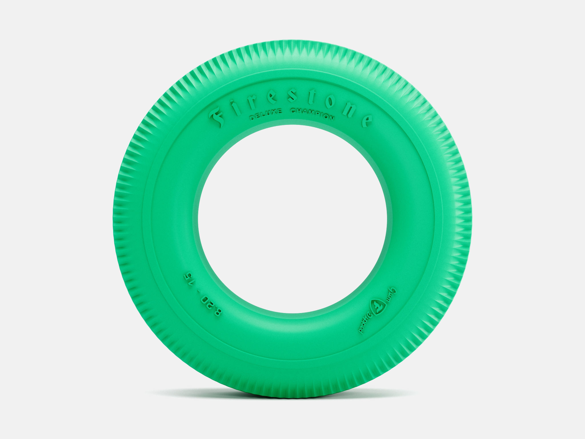 15x6 Firestone 820-15 Tire 3D print model_1