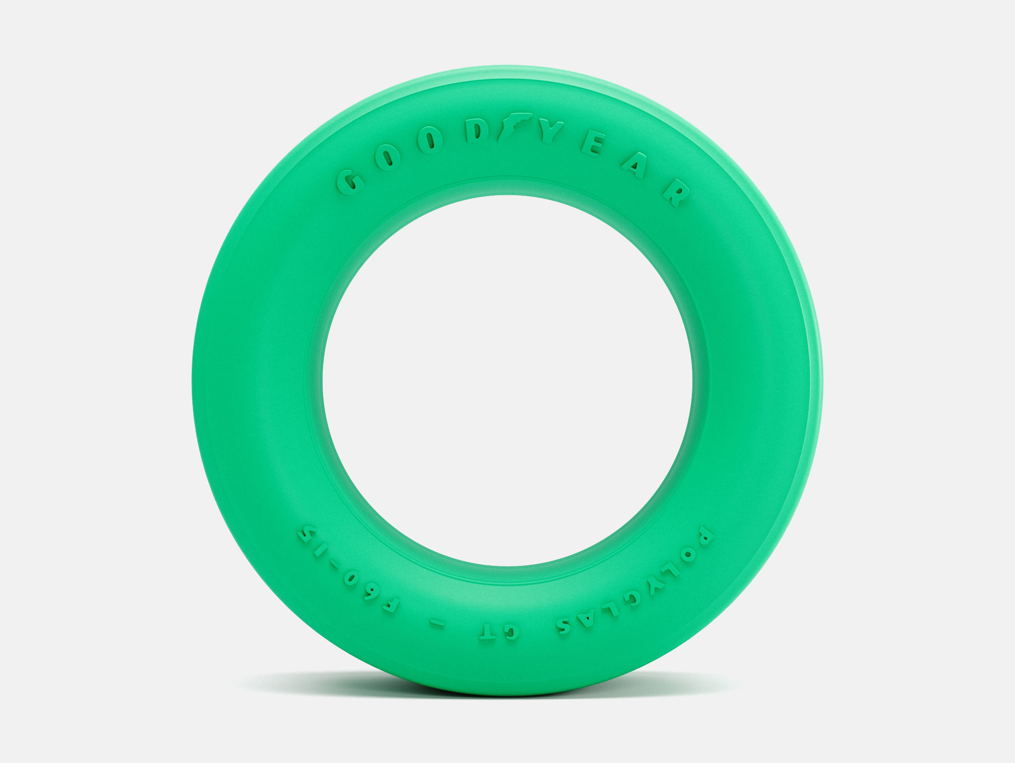 15x7 Goodyear Polyglas F60-15 Tire 3D print model_1