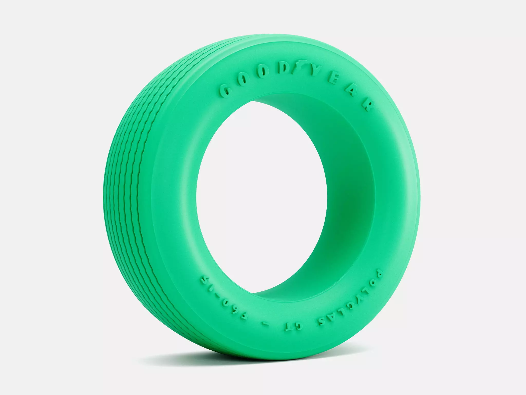 15x7 Goodyear Polyglas F60-15 Tire 3D print model_0