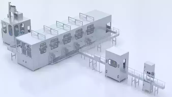 Filling Equipment 3D model