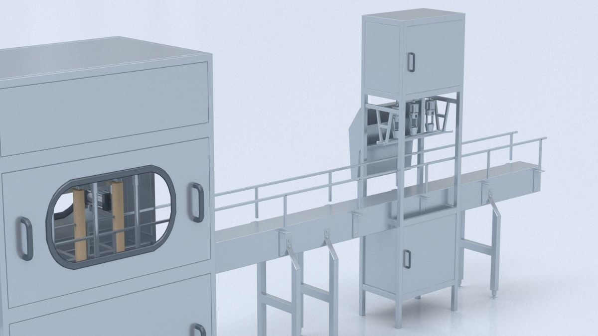 Filling Equipment 3D model_11