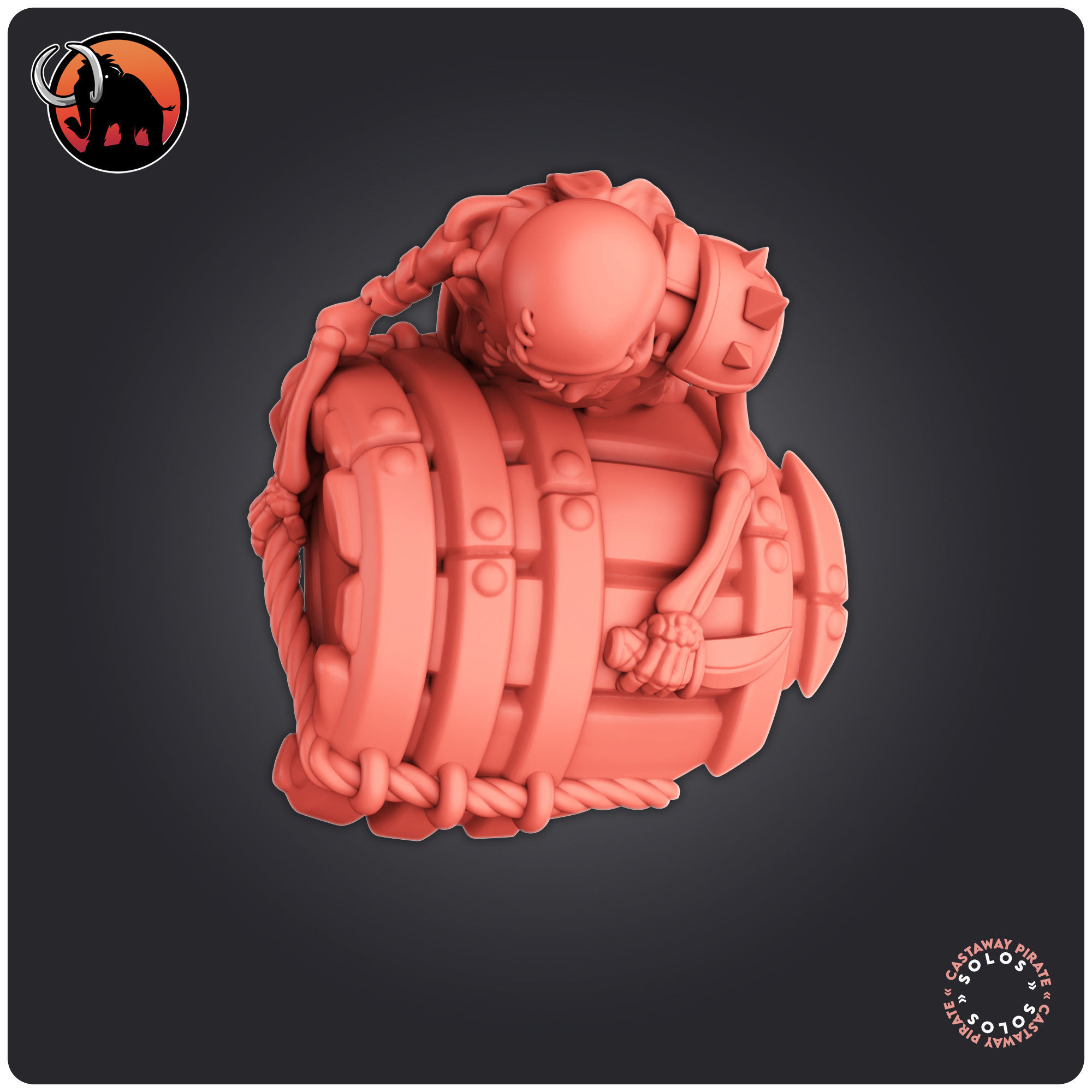 Castaway Pirate 3D print model_6