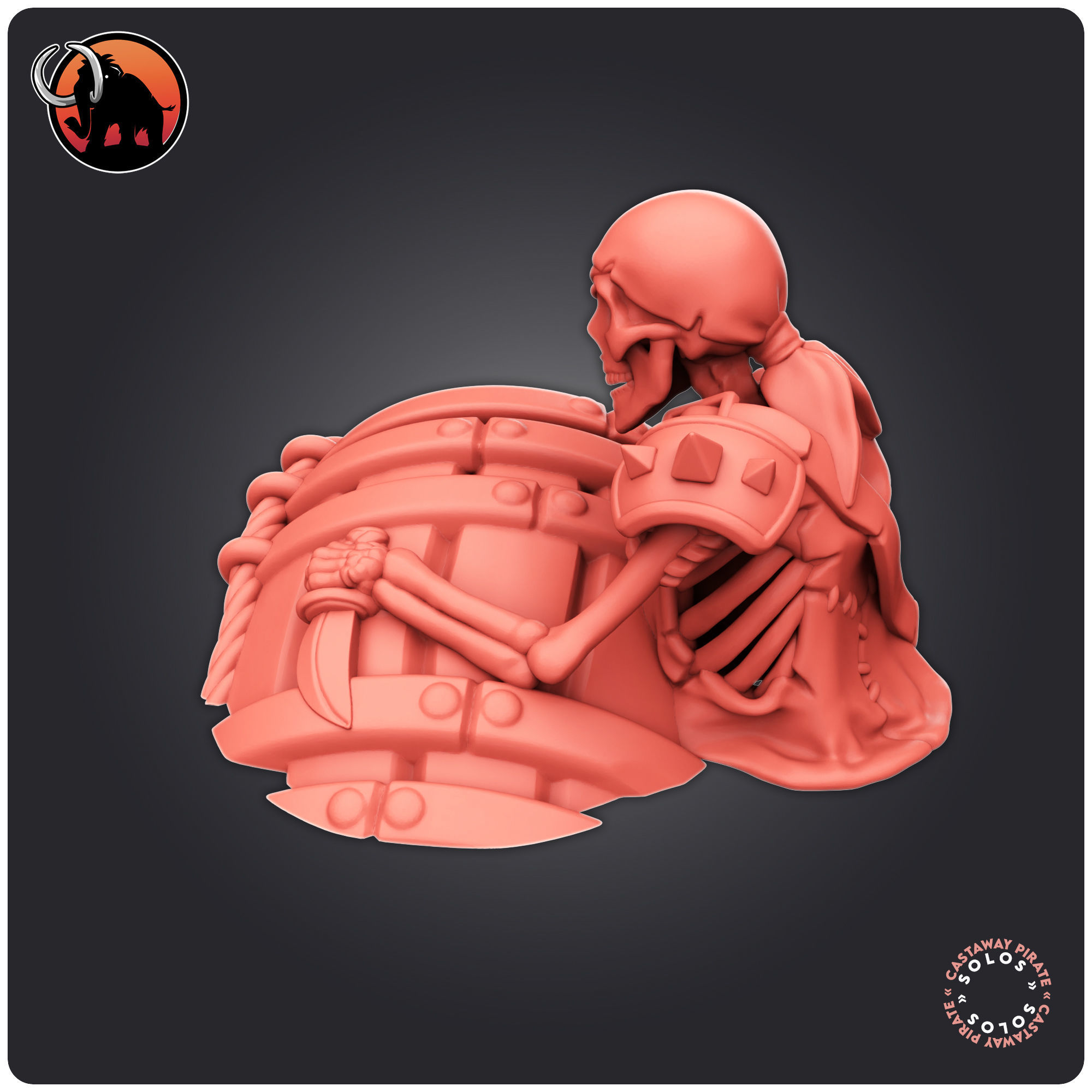 Castaway Pirate 3D print model_2