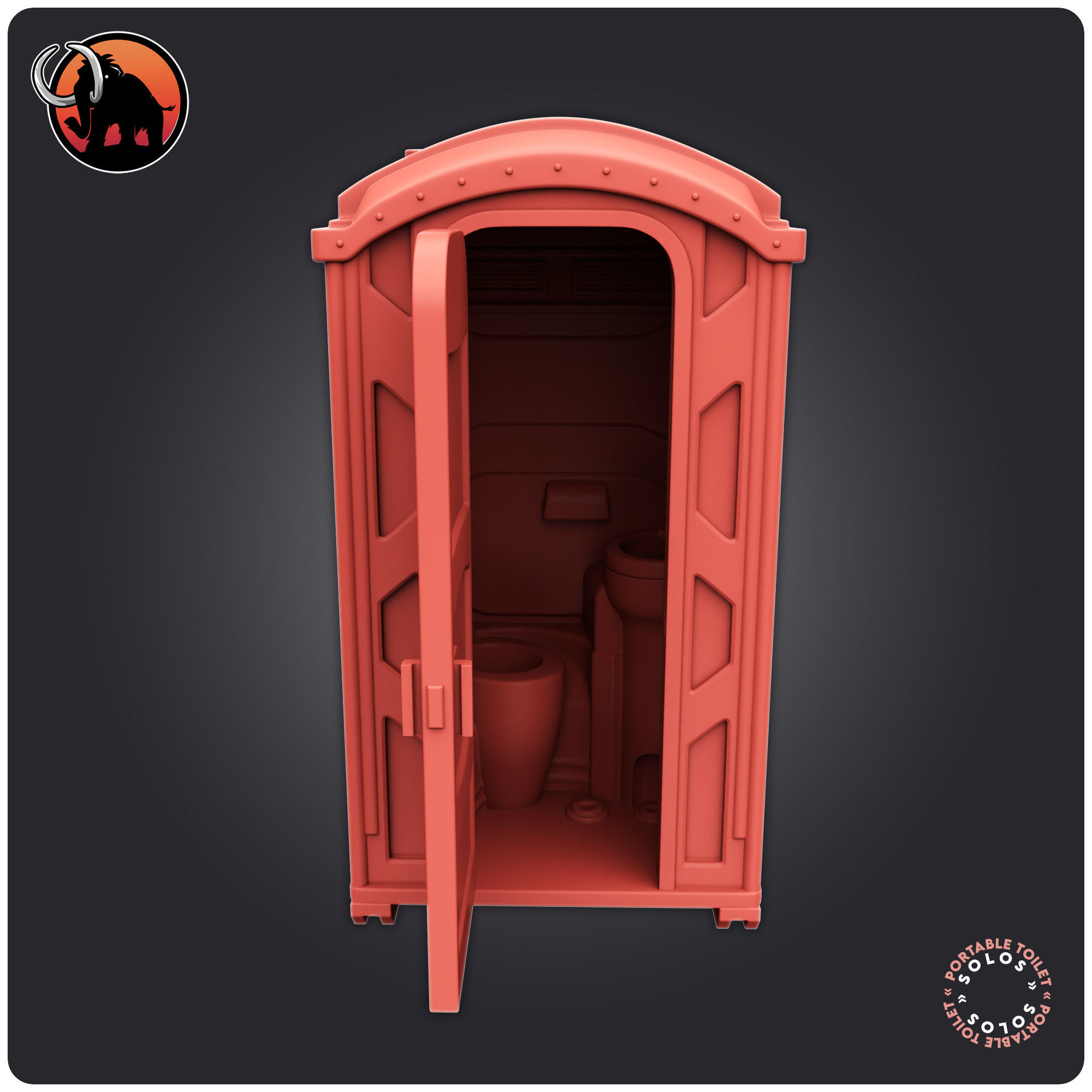 Portable Toilet 3D print model_4