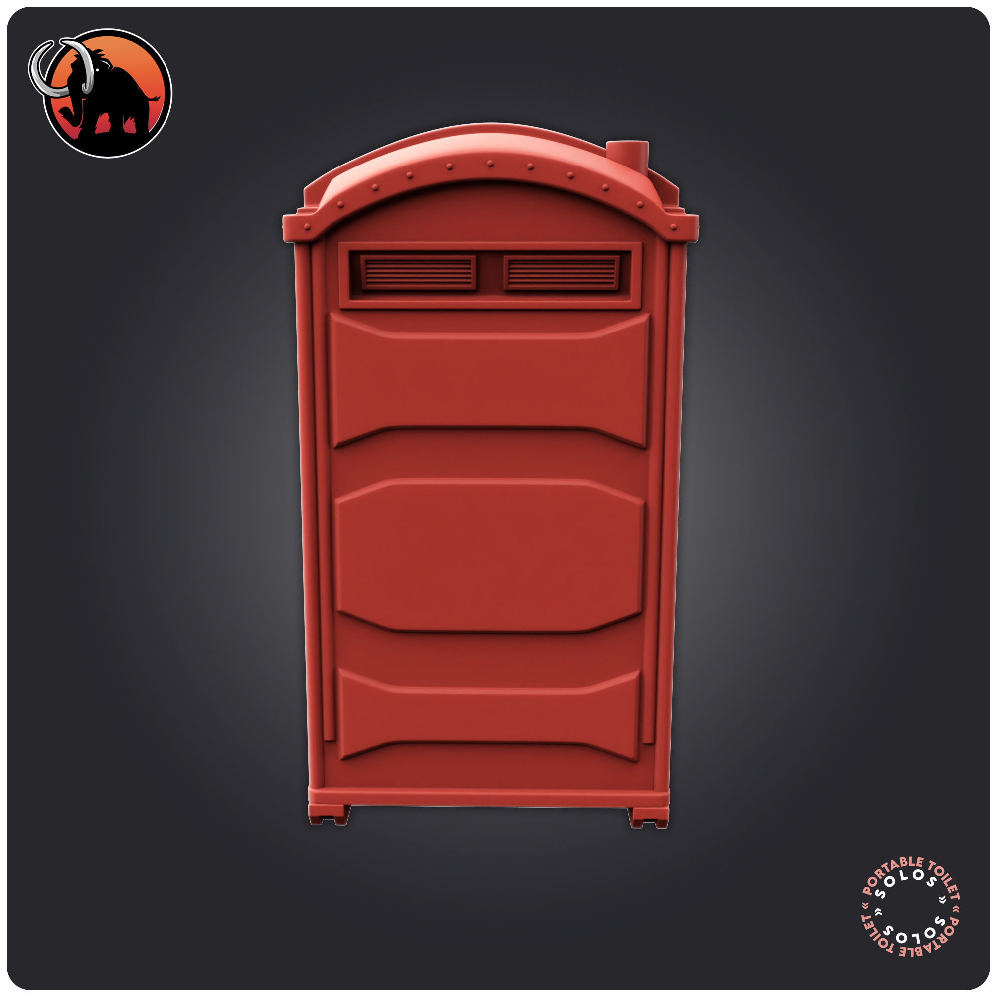 Portable Toilet 3D print model_2