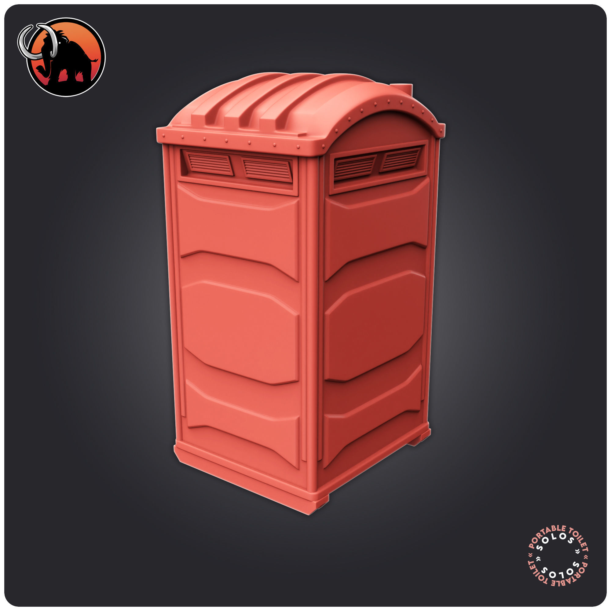 Portable Toilet 3D print model_1