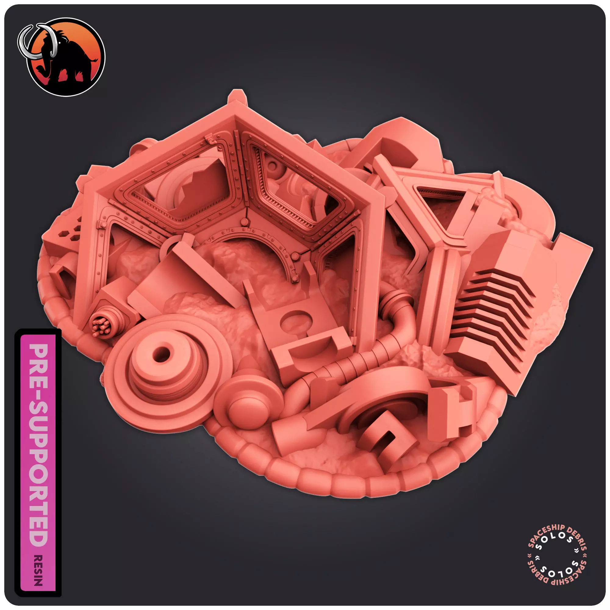 Spaceship Debris 3D print model