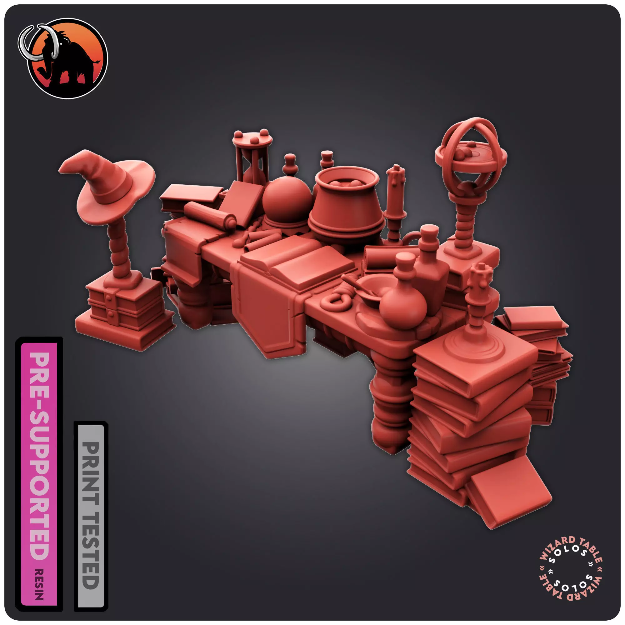 Wizard Table 3D print model