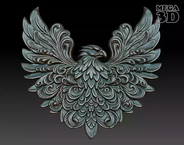 Eagle basrelief 08 240724