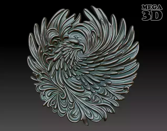 Eagle basrelief 07 240724