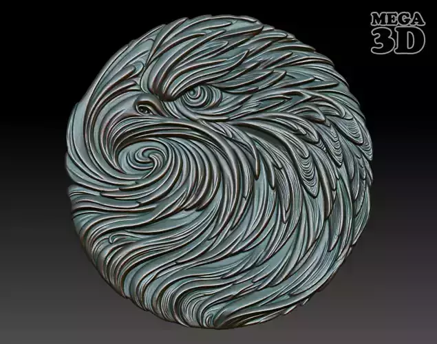 Eagle basrelief 06 240724