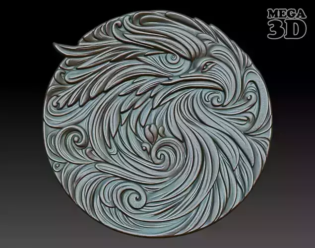 Eagle basrelief 05 240724