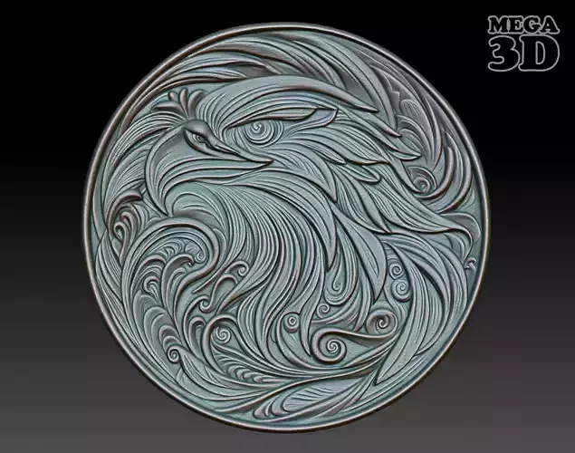 Eagle basrelief 04 240724