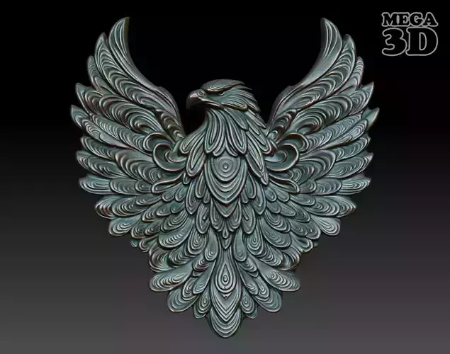 Eagle basrelief 02 240724
