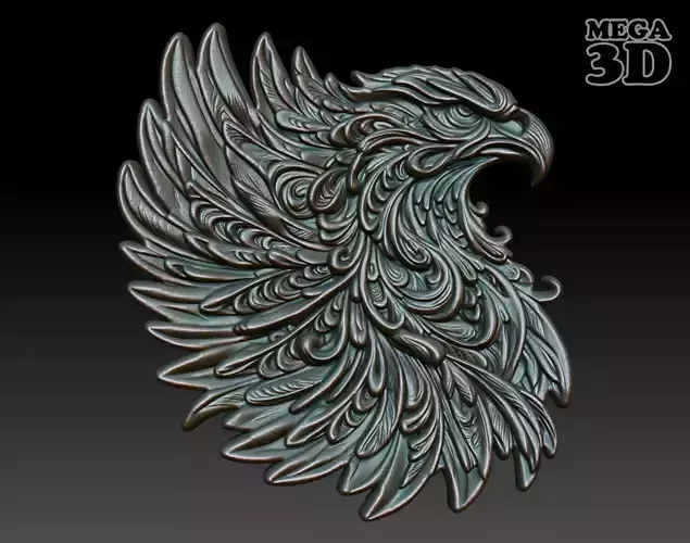 Eagle basrelief 01 240724