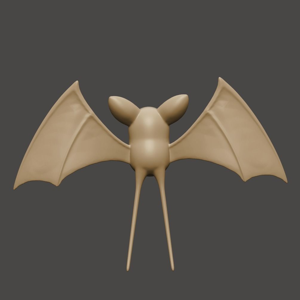 Zubat Pokemon 3D print model_2