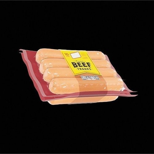Double Pack Sausage 3D model