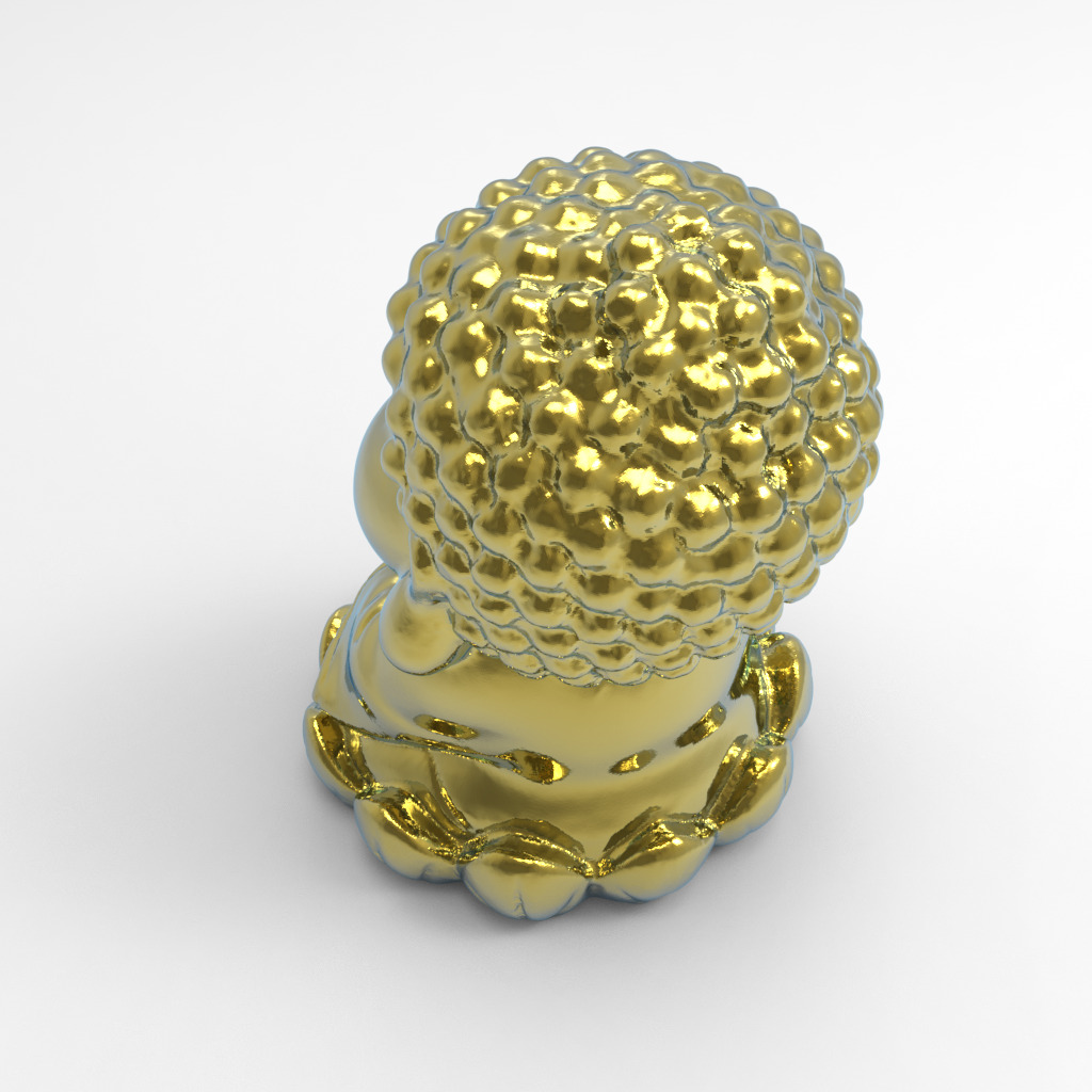 3D Model of Cute Buddha Amitabha 3D print model_8