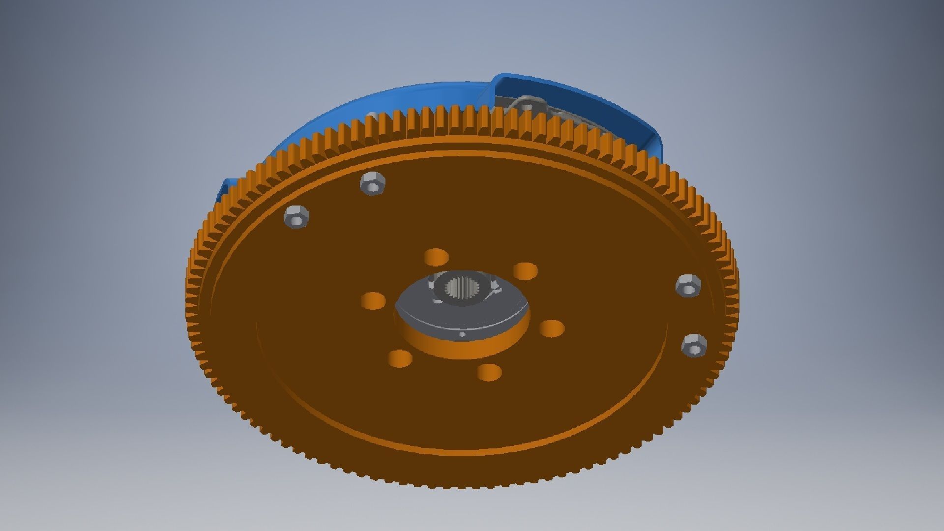 Car clutch 3D model 3D model_4