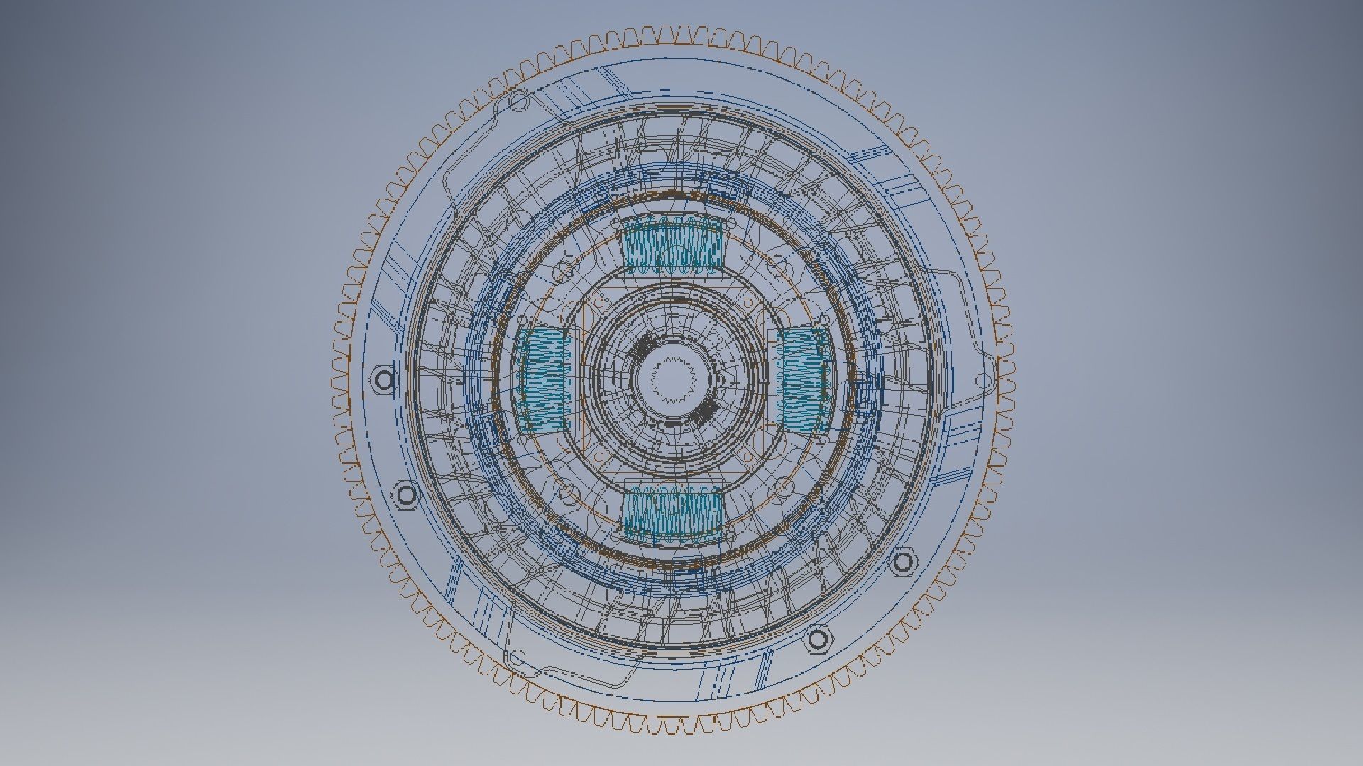 Car clutch 3D model 3D model_18