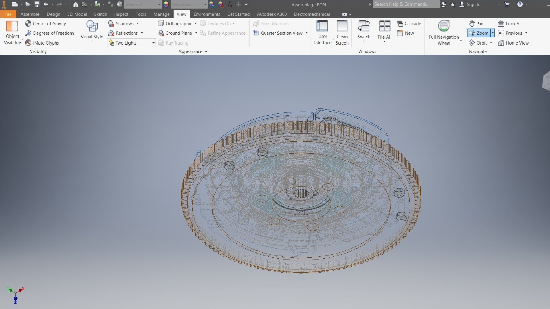 Car clutch 3D model 3D model_11
