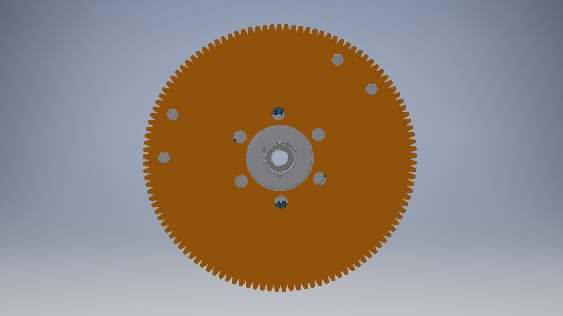 Car clutch 3D model 3D model_16