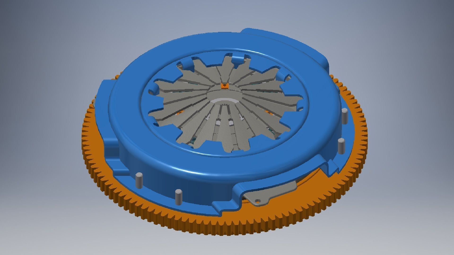 Car clutch 3D model 3D model_1